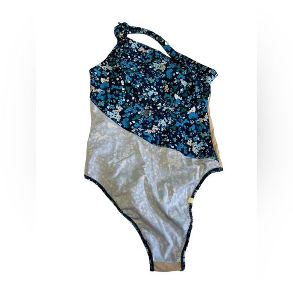 Summersalt sidestroke blue wildflower one piece bathing suit size 6 - Picture 4 of 7